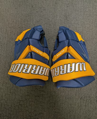 Warrior Alpha LX3 Gloves 14" (New) Navy Gold