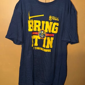 Fanatics NBA Basketball Denver Nuggets 2022-2023 Champions T Shirt Men’s 2XL New