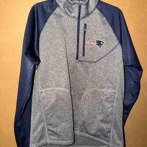 NFL Football GIII New England Patriots Track Jacket Zip Up Used Pre Owned Mens Medium