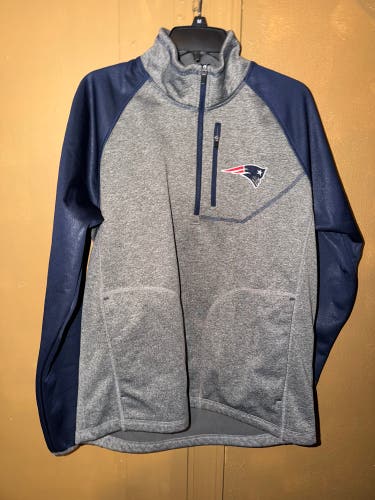 NFL Football GIII New England Patriots Track Jacket Zip Up Used Pre Owned Mens Medium