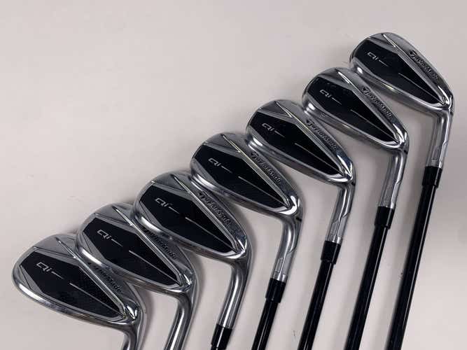 TaylorMade Qi Iron Set 5-PW+AW Fujikura Ventus 6-R 60g Regular Graphite Mens RH