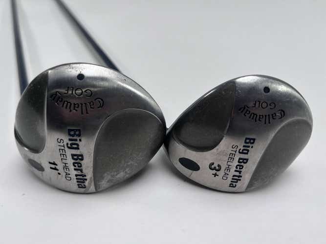 Callaway Steelhead Driver & 3 Fairway Wood Set 11*  Ladies Gems 99 RH DENT
