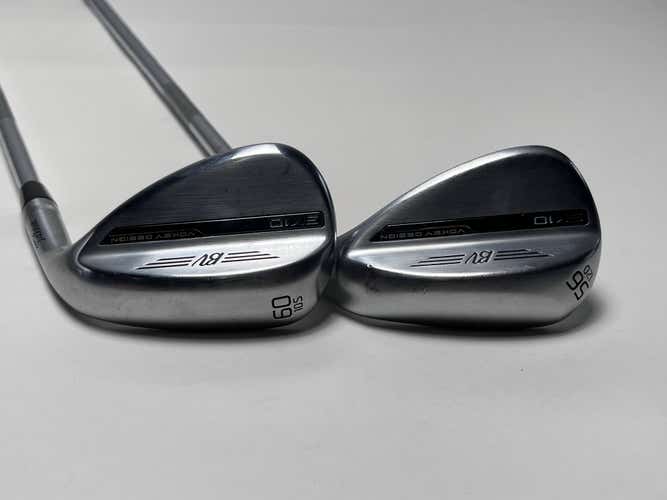 Titleist Vokey SM10 Tour Chrome Wedge Set 56* 12 60* 10 Vokey Wedge Steel RH