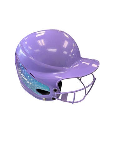 Used RIP-IT PURP S/M 6-6 7/8 Batting Helmet w/Mask Purple S/M 11862-S000093680