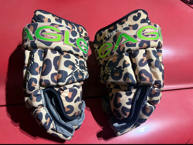 Eagle X844 Gloves 15" Custom Cheetah Print