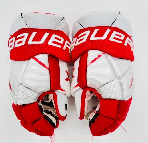 Boston University Bauer Vapor 1X Hockey Gloves-15"-Single Layer Palm