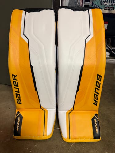 Large Bauer Supreme Shadow Goalie Leg Pads (New)
