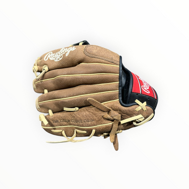 Used Rawlings D1121BDECPT BB/SB Glove RH Throw Brown 11 1/2" 11375-S000376036