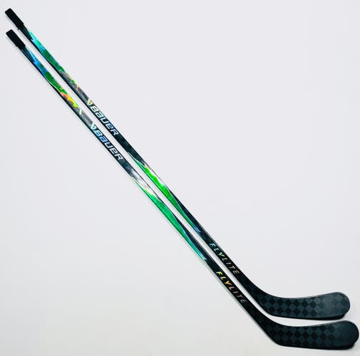 2 Pack Custom Green Bauer Vapor Flylite (1S Pro Build) Hockey Stick-LH-95 Flex-P92-Grip
