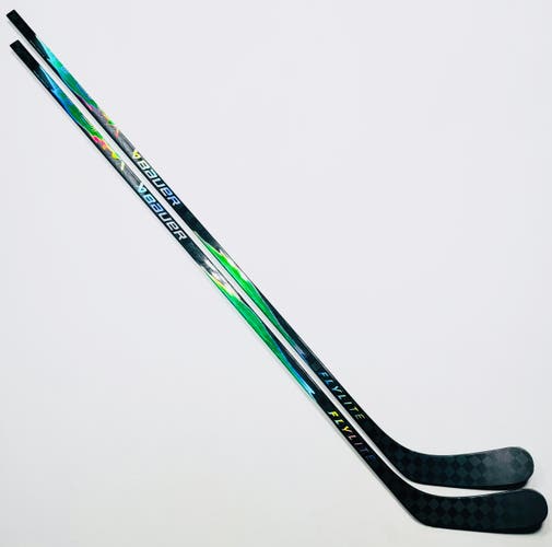 2 Pack Custom Green Bauer Vapor Flylite (1S Pro Build) Hockey Stick-LH-95 Flex-P92-Grip