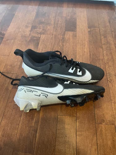 Black Men's Size M 8.0 (W 9.0) Youth Nike Vapor Edge Pro 360 Low Top (Used)