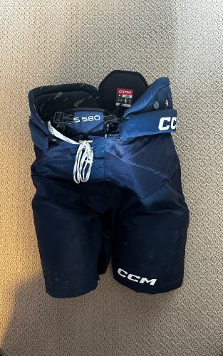 Men's Senior XL CCM Tacks AS 580 Hockey Pants Pro Stock CCHL Team Issued Pants (Used)