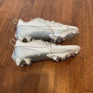 White Men's Size M 7.5 (W 8.5) Youth Nike Vapor edge pro 360 Cleats (Used)