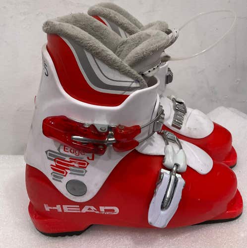 Mondo 21.5 Kid's HEAD All Mountain Edge J Ski Boots (Used) (SY2875)