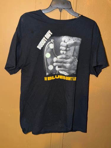 Buddy Guy The Blues Don’t Lie Iconic Guitar Legend T Shirt Men’s Size Large Used