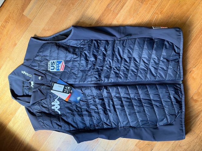 US Ski Team Blue XL Adult Unisex Vest (New)