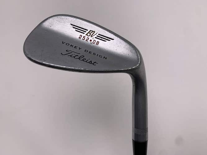 Titleist Vokey Chrome 200 Wedge 52* 8 Bounce  Wedge Steel Mens RH