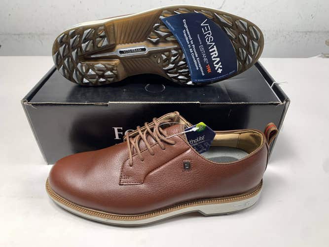 FootJoy DryJoys Premiere Series Golf Shoes Brown Men's SZ 9.5 ( 53987 ) NEW