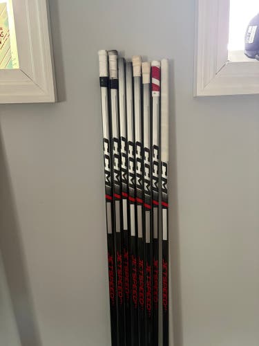 Senior CCM JetSpeed Team Right Handed Hockey Stick P28 75 Flex Pro Stock (Used)