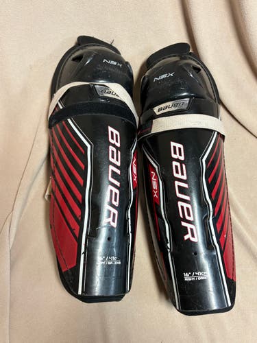 Senior Bauer NSX 16" Shin Pads (Used)