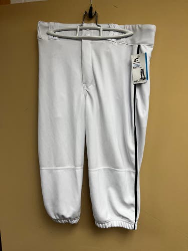 CHAMPRO Adult Medium White Baseball Pants Triple Crown Knicker NEW With Tags