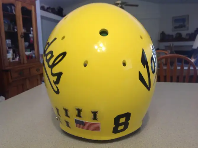 Vintage Idaho Vandals Full Sized Schutt Air Football Game Helmet