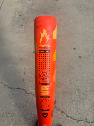 2025 Easton Hype Fire Composite USSSA Certified Bat (-5) 27 oz 32" (CRACK)