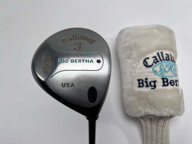 Callaway Big Bertha S2H2 3 Fairway Wood 15* GEMS Ladies Graphite Womens RH HC