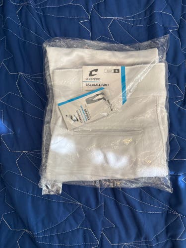 White Men's Small Adult Champro Game Pants (New)