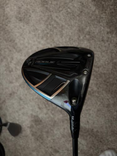 Callaway Rogue 9° (RH) Driver With HZRDUS Smoke RDX Extra Stiff Flex shaft )Used)