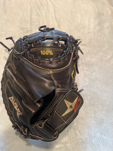 2019 All Star Cm3000MBK RH Catcher's Baseball Glove 34”(Used)