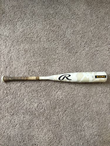 2025 Rawlings Icon Composite USSSA Certified Bat (-10) 17 oz 27" (Used)