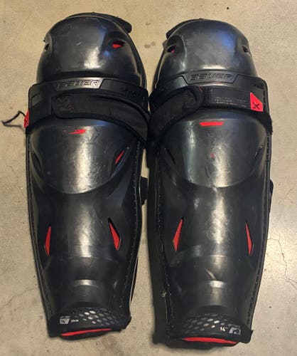 Bauer Vapor 3X Pro 14" Shin Pads (Used)