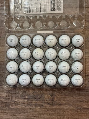 24 Titleist Pro V1 Golf Balls - 4A Near-Mint Condition