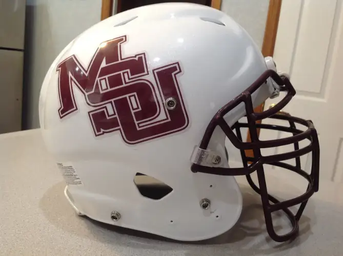 Mississippi State Bulldogs MSU Football Helmet University Game Worn