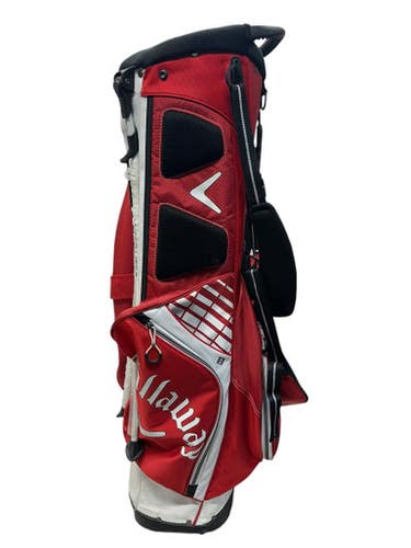 Used Callaway HYPER LITE 3.0 Mens Stand Bag Red 11835-S000205738