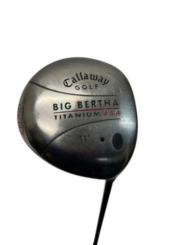Used Callaway BIG BERTHA 454 Mens Driver RH Silver 11.0 Degree 11835-S000206888
