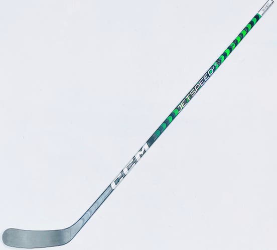 Custom Green CCM Jetspeed FT5 Pro (Trigger 7 Pro Build) Hockey Stick RH 80 Flex - Used