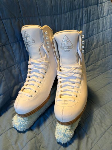Jackson Ultima Classic 500 Figure Skates Mark IV Blade Adult 8 (Used)