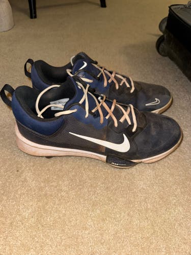 Nike Trout Metal Baseball Cleat Size 12 Navy Colorway