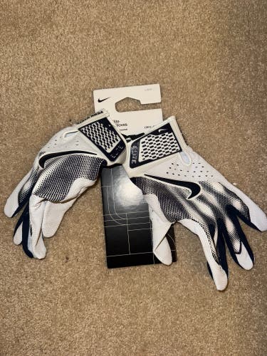 Custom Team Issued Penn State Baseball Nike Batting Gloves