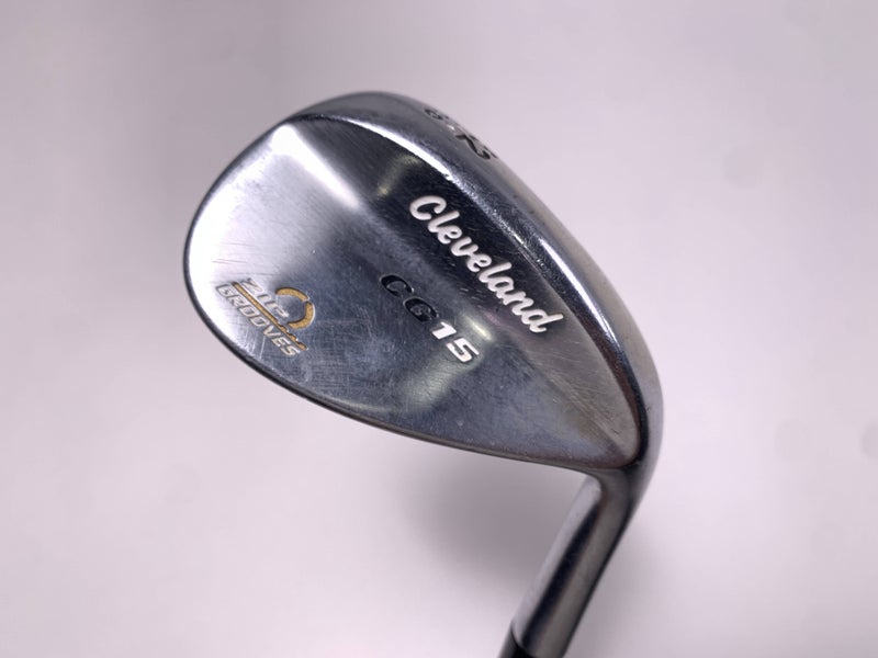 Cleveland CG15 Satin Chrome Wedge 52* 10 Bounce Wedge Steel Mens RH Midsize Grip