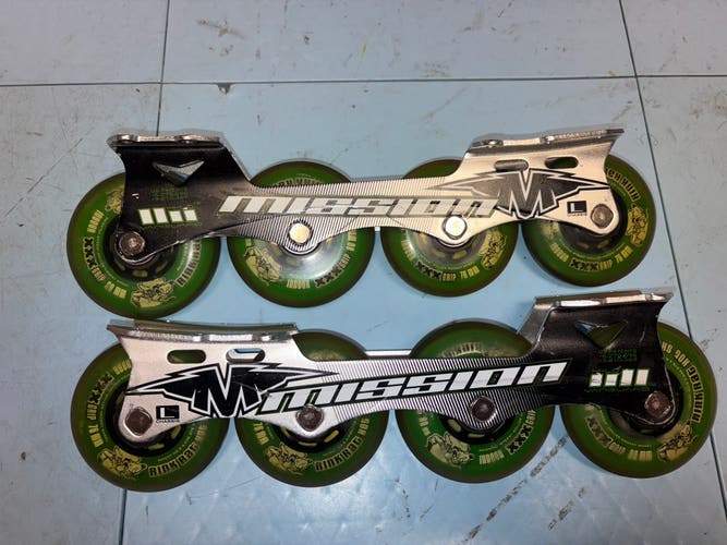 Used Mission HI-LO Chassis with Rink Rat Hot Shot Wheels