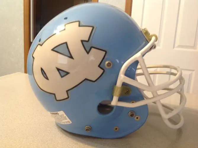 Vintage North Carolina Tarheels Football Helmet Team Issued Schutt Air Pro II