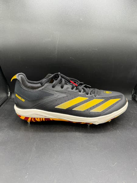 Adidas Adizero Electric+ Black Baseball Cleats Grambling 
