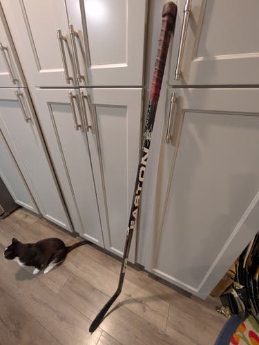 Intermediate Easton EQ50 Right Handed Hockey Stick Mid Pattern 65 Flex (Used)