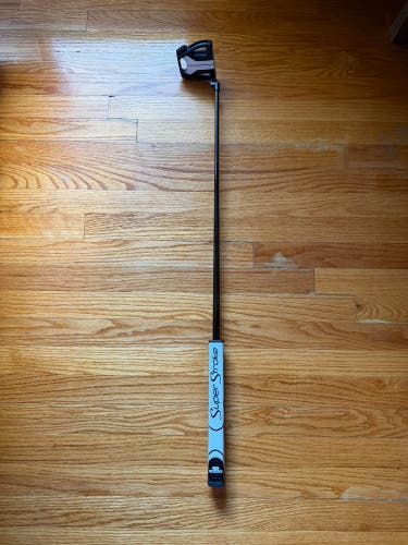Black 2025 TaylorMade Spider Tour X L Neck Mallet Left Hand Putter 35" (Used)