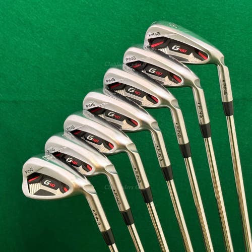 Ping G410 Black Dot 4-PW Iron Set Nippon AWT 2.0 Steel Stiff