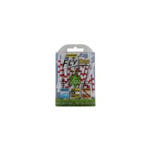 Champ Fly Tee (2 3/4", White/Red, 30 pack) My Hite Performance Golf Tee NEW