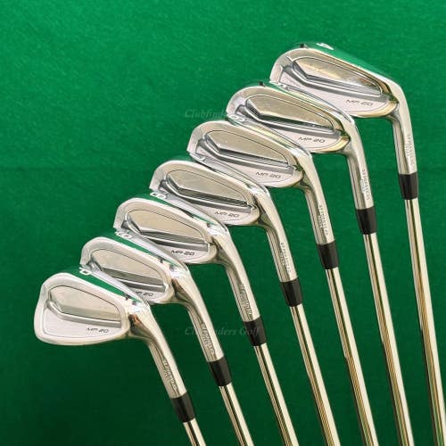 Mizuno MP-20 MMC Titanium 4-PW Iron Set Dynamic Gold 105 S300 Steel Stiff